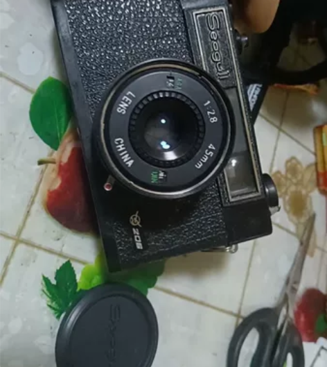 海鸥老式胶卷相机206，品相如图，有相机包...