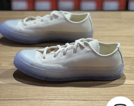 匡威新款ALL STAR蓝色水晶果冻底Re...