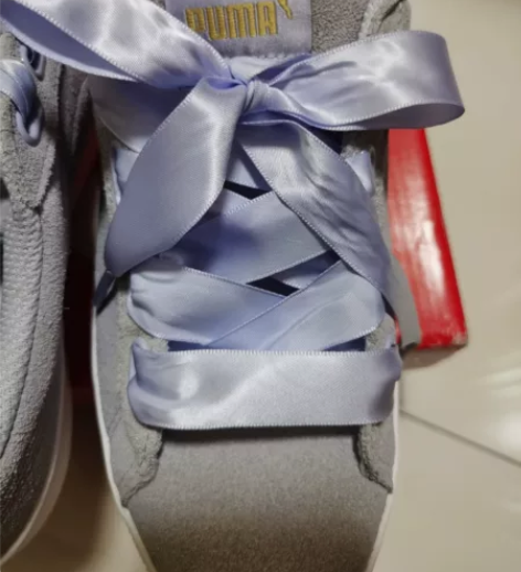 品牌型号 彪马浅紫色蝴蝶结厚底休闲鞋 新旧...
