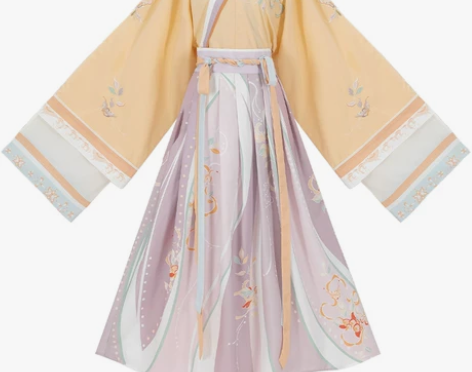 汉尚华莲歌令晋制交领衫裙汉服女原创正品葡萄...