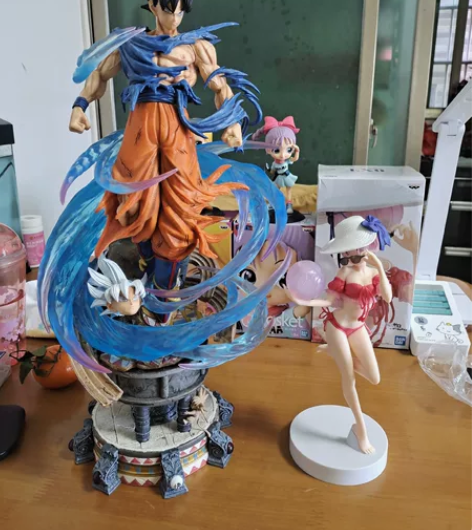 超大云起悟空 GK双头七龙珠手办 赛亚人卡...