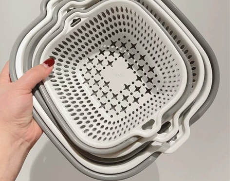 【清仓】双层洗菜盆沥水篮家用厨房菜篮子客厅...