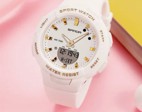 电子手表女生初高中学生ins风韩版小清新简...