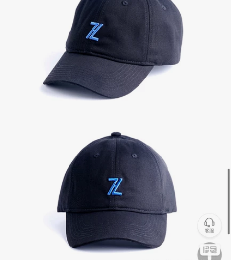 「原价出」艾赫ehz·z棒球手势帽黑+米(...