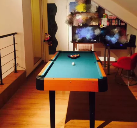 95新台球桌 1.7m大号 闲置转卖 [闪...