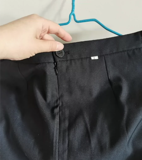 秋夏短裙后开叉包裙一步裙西装裙职业工装裙藏...