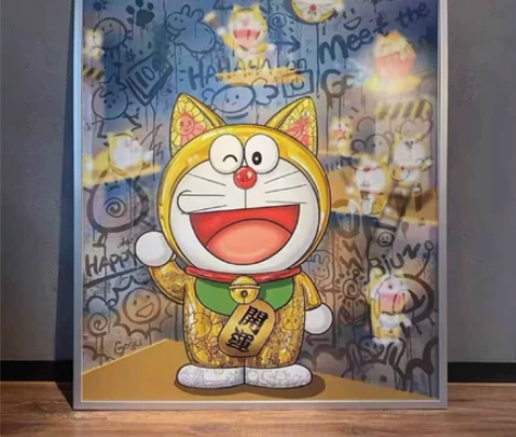 太农泰《隐形富豪?迎福》版画 KAWS 村...