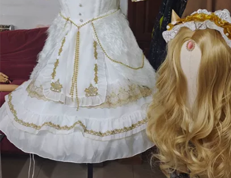 出小女孩恶之源xl（仅试穿） 衣服＋裙撑＋...