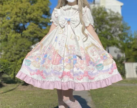 韩菇凉~原创设计Lolita名媛派对洋装j...