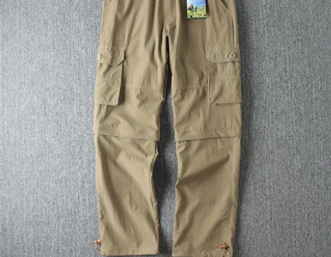 （外单捡漏）春夏男户外薄款休闲裤多口袋工装...