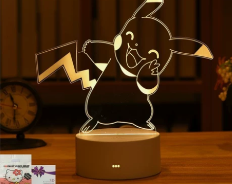 网红创意礼品礼物3D卡通可爱USB插电小夜...