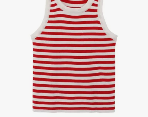 are U shop 条纹吊带背心女韩系百...