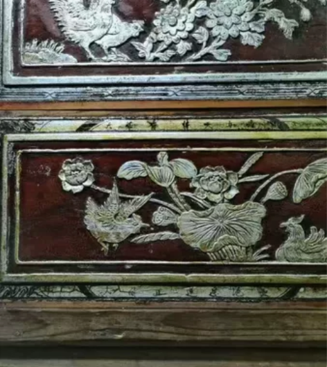 老木雕花板一对民宿茶馆装饰收藏， 感兴趣的...