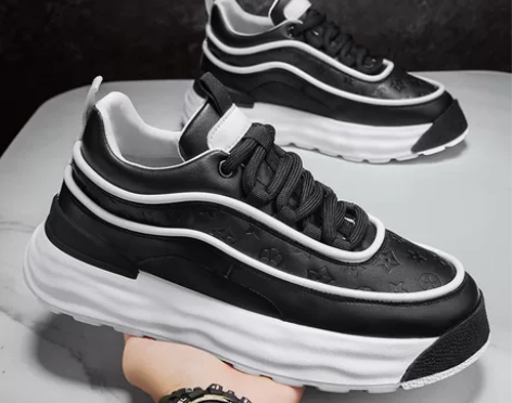 增高老爹鞋男2022秋冬季新款男鞋韩版潮流...