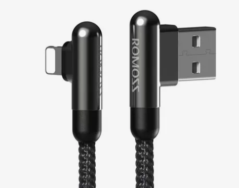 罗马仕苹果弯头数据线适用iPhone13快...