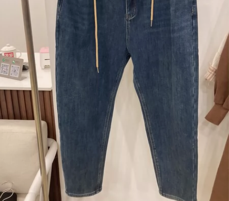 全新加绒牛仔裤大码 建议160到180斤 ...