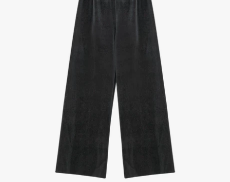 金丝绒高腰阔腿裤 女秋冬加厚气质直筒宽松i...