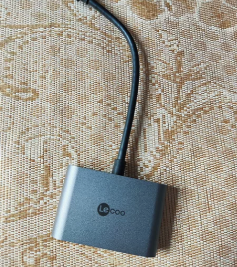 电脑转接头拓展坞 Type-C转VGA/H...