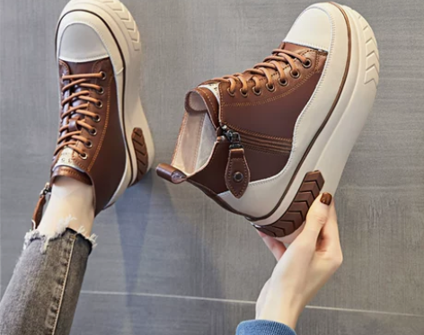 内增高鞋 板鞋内增高鞋子女2022新款秋款...