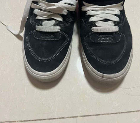正品vans滑板鞋,专柜购入,没怎么穿过,...