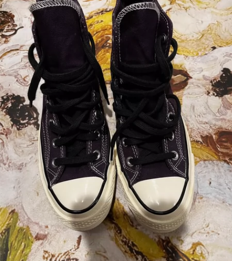 converse帝王紫鞋子 39码 只穿过...