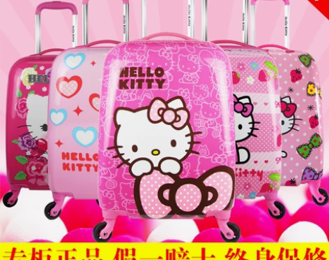 正品HelloKitty儿童拉杆箱女旅行箱...