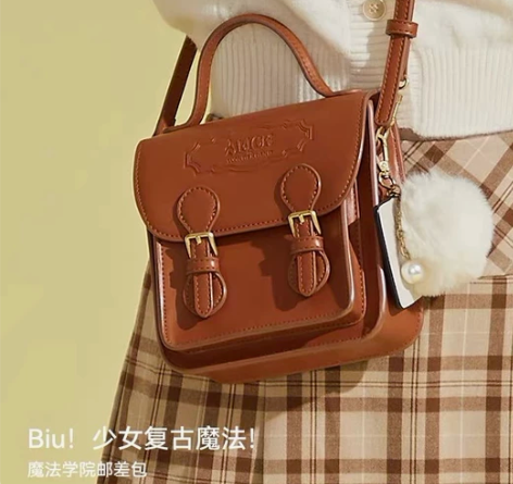 JK复古邮差包/爱丽丝合作系列 不莱玫迪士...