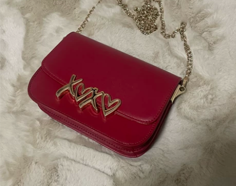 泰国LYN红色链条小包 从来没背过 五金很...