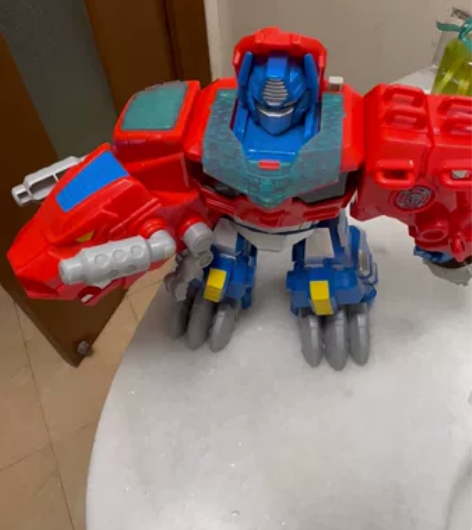 变形金刚秦天柱模型，9成新，购买于玩具反斗...
