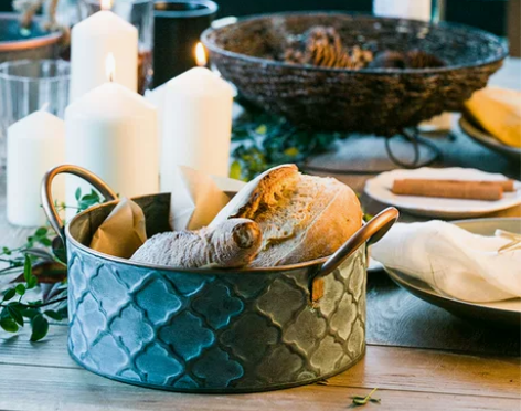 朵颐欧式铁艺水果篮面包篮收纳篮创意甜品篮子...