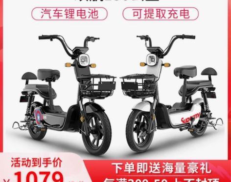 【狂欢价】众行爱玛台铃绿源同款电动车锂电池...