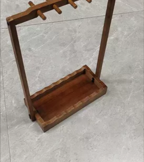 工厂出创意楠竹毛笔挂笔架文房四宝复古实木楠...