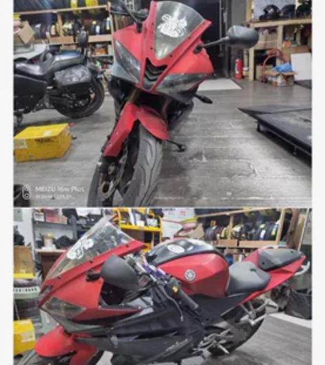 飞鹰R25，全程当爹供， 长得跟雅马哈r1...