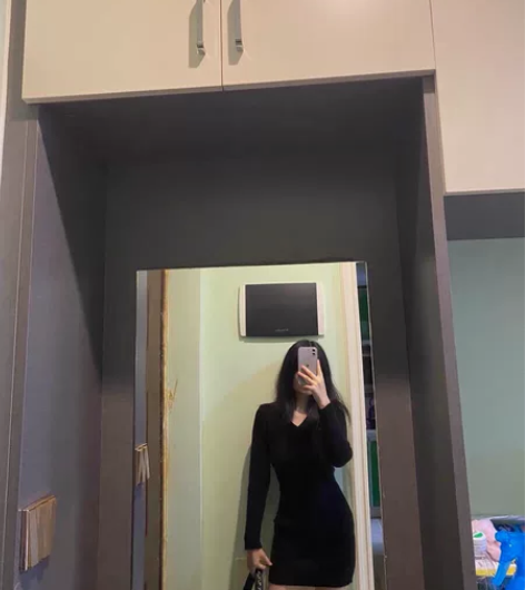 秋冬复古小个子领修身打底针织连衣裙女内搭毛...