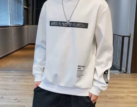 乐淘淘W804 男士潮流新款装韩版宽松圆...