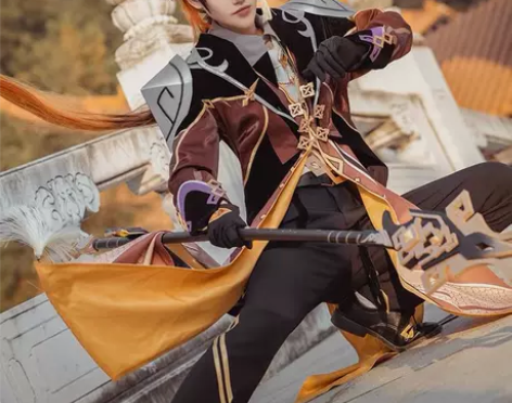 ?【现货】火花动漫原神cos服岩王爷摩拉克...