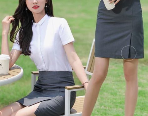 职业半身裙女士一步裙包臀短裙包裙西装裙工作...
