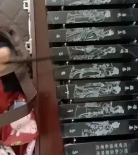 灵璧石石琴磬石琴音乐盒民族古典乐器送礼品中...