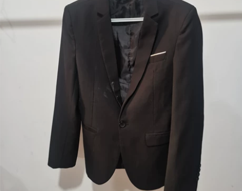 韩版小西装 男 L码 九成新 修身 显瘦 ...