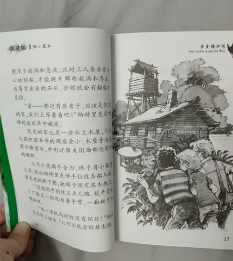 侦探小说，全新的，里面字体大，配有合 适图...