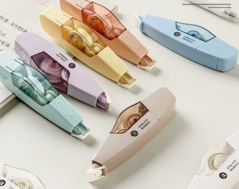 三年二班修正带 修正带改错带可换替芯高颜值...