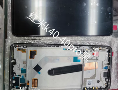 红米k40-40pro带框黑色屏幕，功能正...