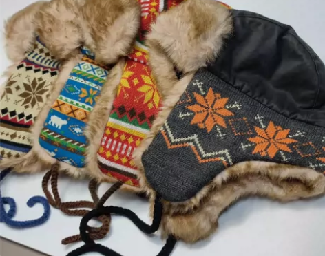 秋冬雷锋帽冷帽针织帽毛线帽子加棉帽飞行员帽...