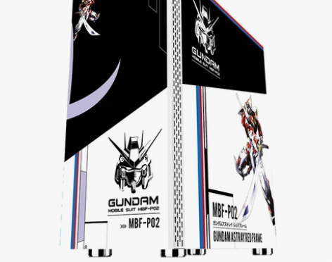 玩嘉铠甲高达电脑机箱台式DIY玻璃全侧透宽...