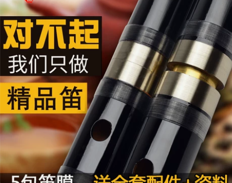 全新 未使用，初学成人零基础苦竹笛子学生儿...