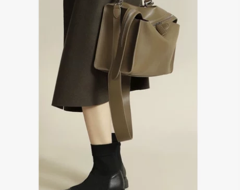 TOUCH MISS简约复古手提包大容量时...