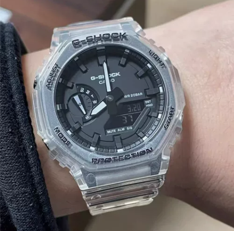 卡西欧GA-2100SKE-7A防震防水运...