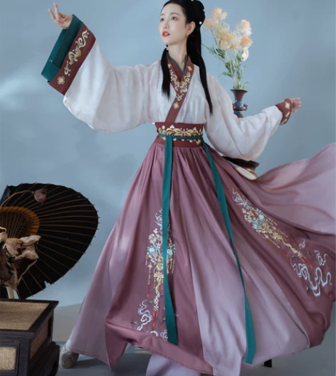 搭夫人原创【天青意尧】晋制汉服女正品中国风...