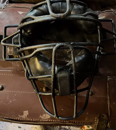 复古老棒球面罩护具 售出不退换[比心]￥3...