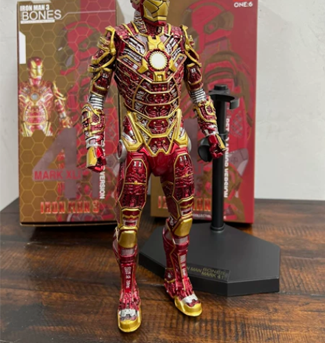 复仇者联盟钢铁侠手办，ABS材质、钢铁侠骨...